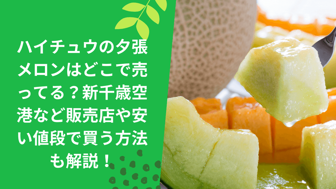 ハイチュウの夕張メロンはどこで売ってる？